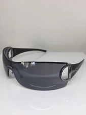 New Authentic Gucci 2712 Shield Sunglasses GG 2712/S C. PU3 Gunmetal Mirror Lens