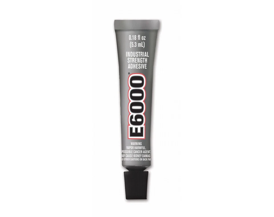 E6000 Multi Purpose Industrial Strength Adhesive Glue Clear - Mini Tube 5.3ml