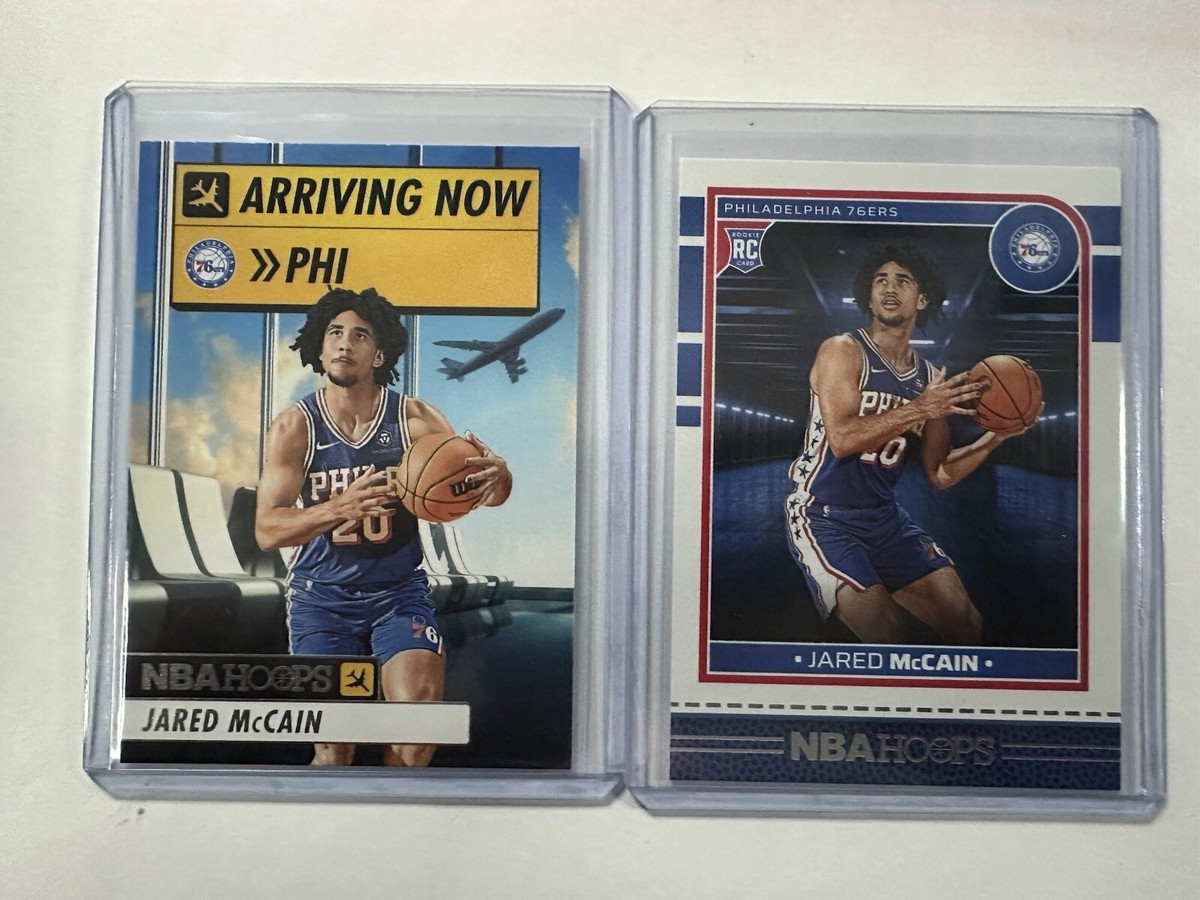 2024-25 Panini NBA Hoops Jared McCain Arriving Now RC #9 Plus