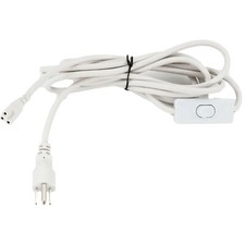 LEDUPDATES 10ft Integrated LED tube light cable On/Off Power Switch for T5 T8