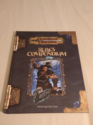 Dungeons and Dragons Hardcover Reprint of Rules Compendium V.3.5