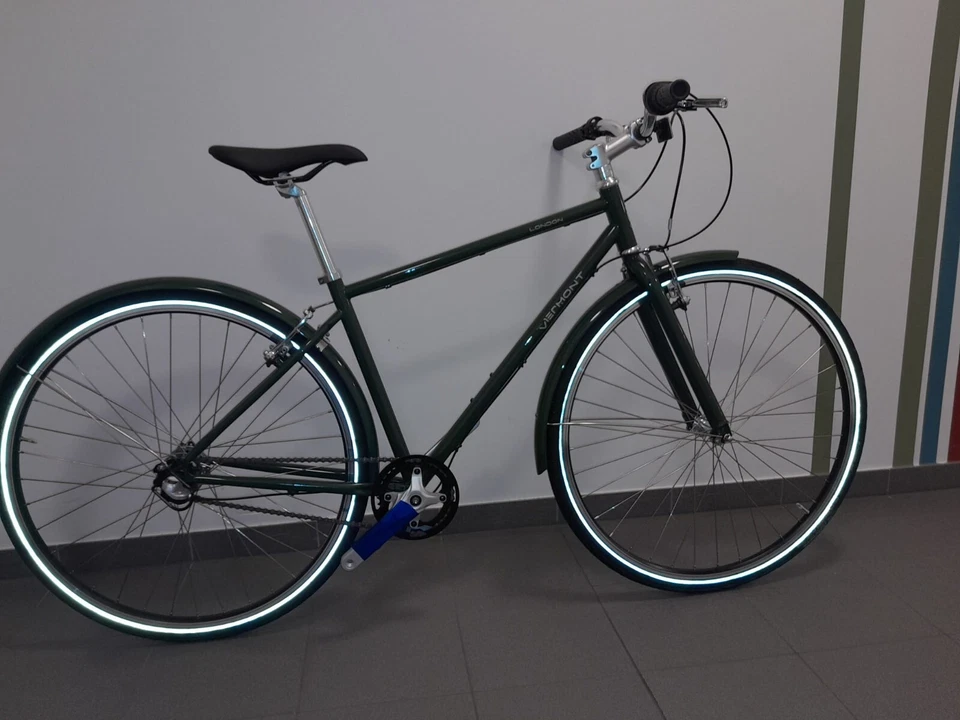 NEU 45cm Rahmengroße CITY BIKE VERMONT MILITAR GRUN