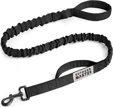 OutdoorMaster Bungee Dog Leash, Heavy Duty Dog Leash with Shock Absorption, 2