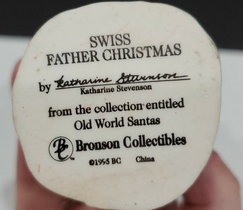 Bronson Collectibles Old World Santas SWISS FATHER CHRISTMAS 3.5" Figure - Picture 3 of 4