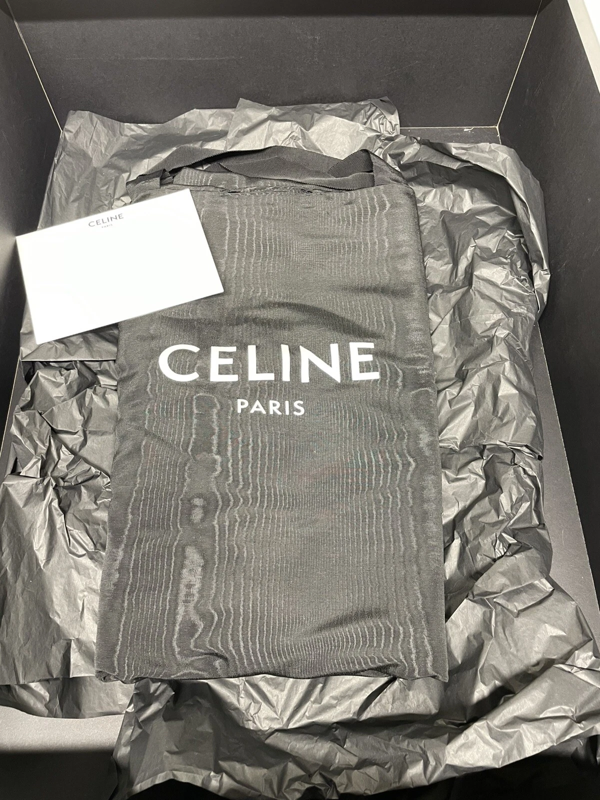 CELINE Paris Autentica Vuota Lusso Confezione Regalo Sacchetto Indumenti XXL Taglia 24”x 18”x 7 5”