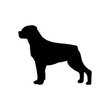 Rottweiler Vinyl Decal Sticker  Dog Puppy Rott Rottie Rescue Adopt 