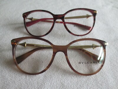 Bulgari Brillengestell. Braun oder Rosa. 4143-B. Neu.