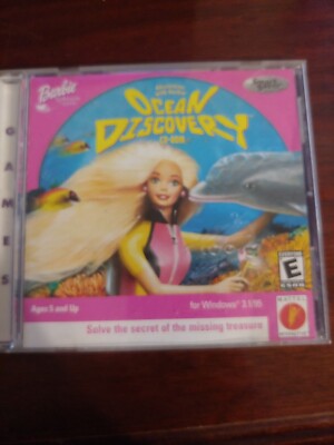 Adventures With Barbie: Ocean Discovery CD-Rom 1997 Windows 95/DOS