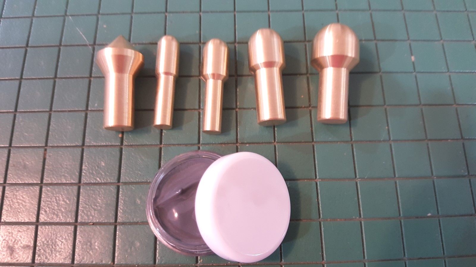 Gunsmith Tools 5 Brass Muzzle LapsRifle Or Pistol Crowning Kit