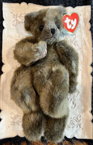 NOS Vintage 1995 Ty Plush (Sally Winey) WUZZY The Bear  #5202 3rd Gen. Tag ❤️