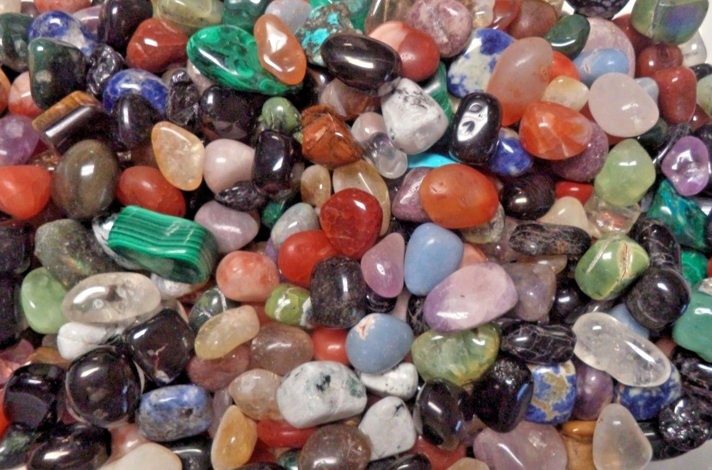 1/4 lb Tumbled Stones: U Choose Type TAKE 15% OFF 3+ ITEMS - Wholesale Bulk 4 oz