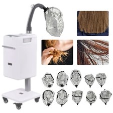 10-Pcs Hair Dye Cap Nanometer Steamer Negative Ion Hair Dye Machine Hat Salon