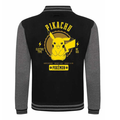 Pokémon Collegejacke Pikachu Varsity Baseball Jacke