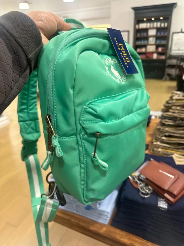 Mochila Bandolera Pequeña Polo Ralph Lauren Big Pony Logo Foto 2 de 4