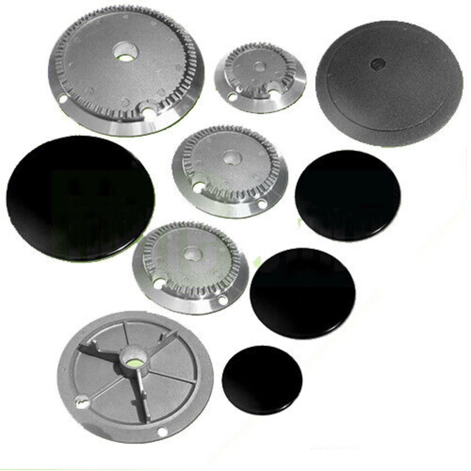 Ricambi Piattelli Spartifiamma e Bruciatori Cucina a Gas Rex Electrolux 5 Fuochi