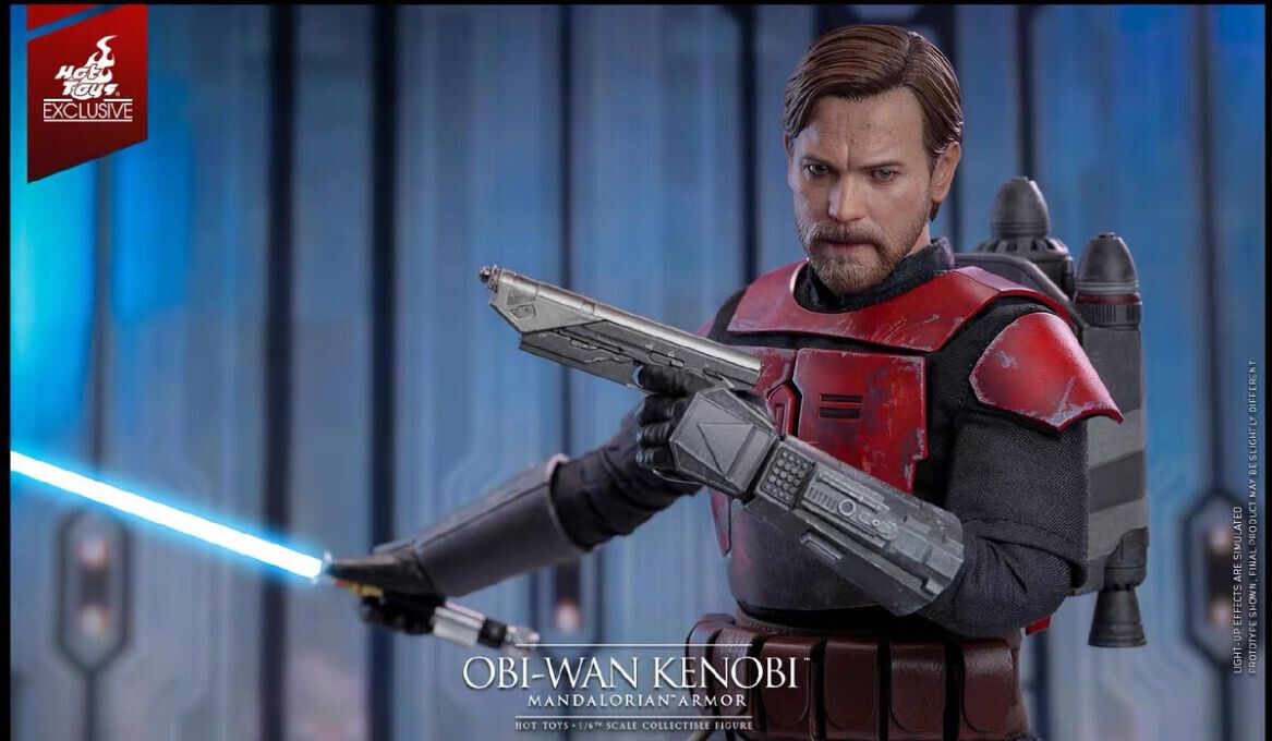 1/6 Hot Toys Star Wars TMS126 Mandalorian Armor Obi-Wan 1/6 Hot Toys Star Wars TMS126 Mandalorian Armor Obi-Wan
