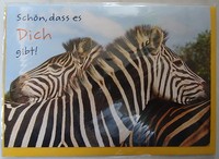 GrußKarte SchöN Dass Es Dich Gibt, Mit Umschlag, Faltkarte GlüCkwunschkarte