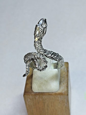 Sterling Silver Sizable Snake Ring 5.5g Size 9