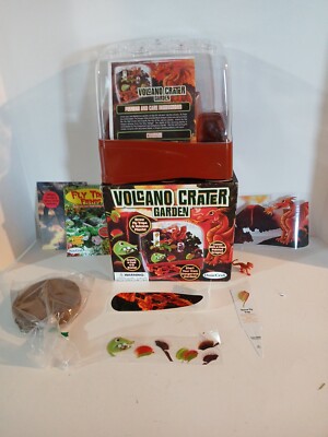 Volcano Crater Garden Kit/New In Box/Creates 4D Scene Opened To Take Photo