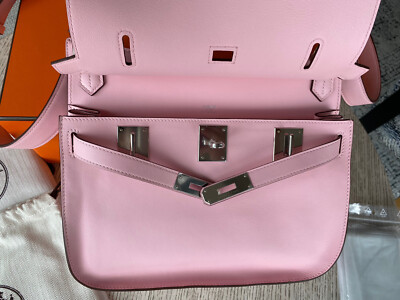 NIB 100%AUTH HERMES Gypsiere 28 Rose Sakura Swift Leather NIB 100%AUTH HERMES Gypsiere 28 Rose Sakura Swift Leather