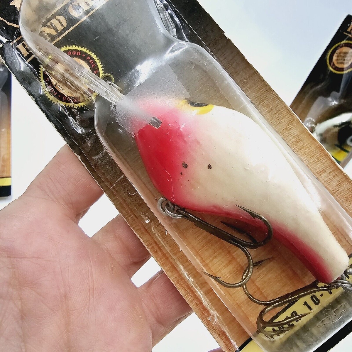 VINTAGE POE'S 300 SERIES WOOD FISHING LURE BASS