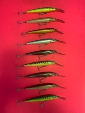 SET OF 9 RAPALA MAGNUM TROLLING CASTING LURES INCLUDING 8 CD22s AND 1 CD18