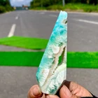 53G  Natural hemimorphite Gorgeous carve briolette Crystal Mineral Specimen