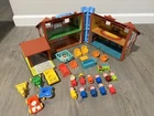 Fisher Price Vintage Little People Play Family tudor House 1969 With Extras!