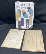 Vtg Sewing Pattern, New Look 6730, pant shirt skirt, S-XL, Uncut - ships free