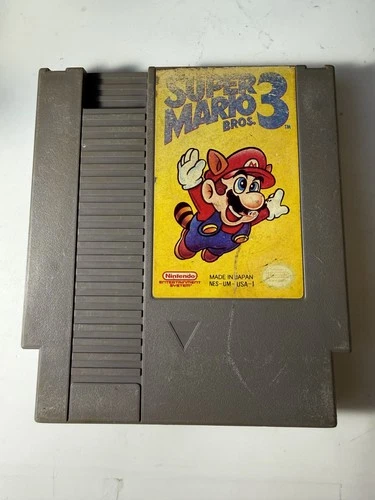 Authentic Super Mario Bros. 3 (Nintendo NES, 1990) Game Tested/Working!