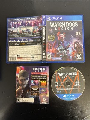 Watch Dogs: Legion Ubisoft PS4 Multiplayer Online Open World Action Mature NTSC