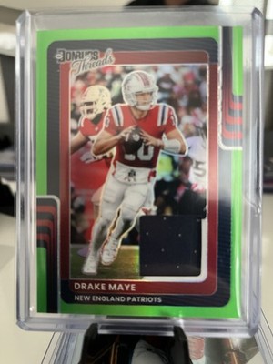 2025 Panini Donruss Donruss Threads Drake Maye #DTH-DME (MEM) /149
