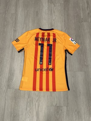 Medium Barcelona 2015-16 Away Shirt Neymar Jr. #11 Original Jersey