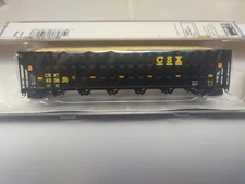 Trainworx N scale CSX 6-door Woodchip Hopper, CSXT 433620, NEW Rare 