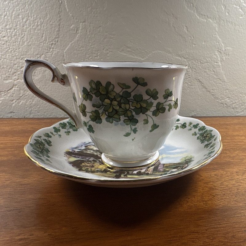 Royal Albert Bone China Londonderry Air Tea Cup & Saucer Set, 2-Piece, England