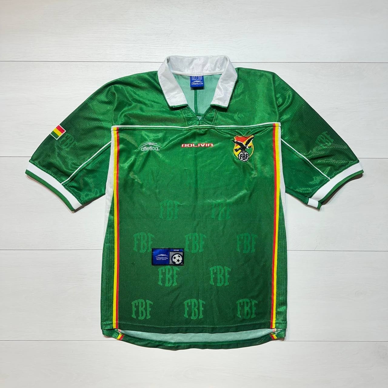 Bolivia 2002 2003 Official Home Jersey Shirt Kit - US M - World Cup Vintage