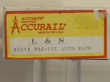 Accurail HO TRI-LVL Louisville & Nashville Open Autorack Kit