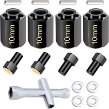 HobbyPark Brass Hex Extension for TRX4M Upgrades Parts Extended Wheel 10mm 
