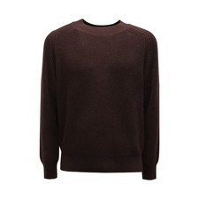 1709AZ MAGLIONE UOMO BROOKSFIELD MAN WOOL BLEND SWEATER BROWN