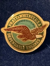 Vintage 1930’s Pratt And Whitney Dependable Engines Pin