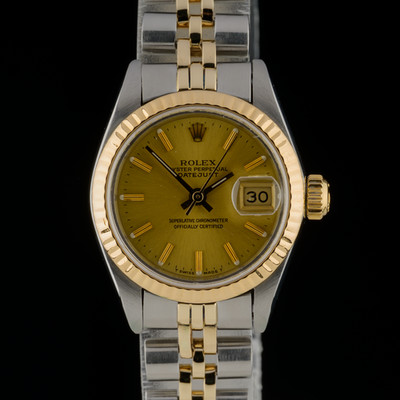 Serviced Rolex Datejust 69173 Gold & Steel 26mm Automatic Ladies Watch + Box