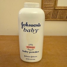 Vtg 1994 Johnson  s Baby Powder Original Formula Talc 15 oz Pink Banner Full