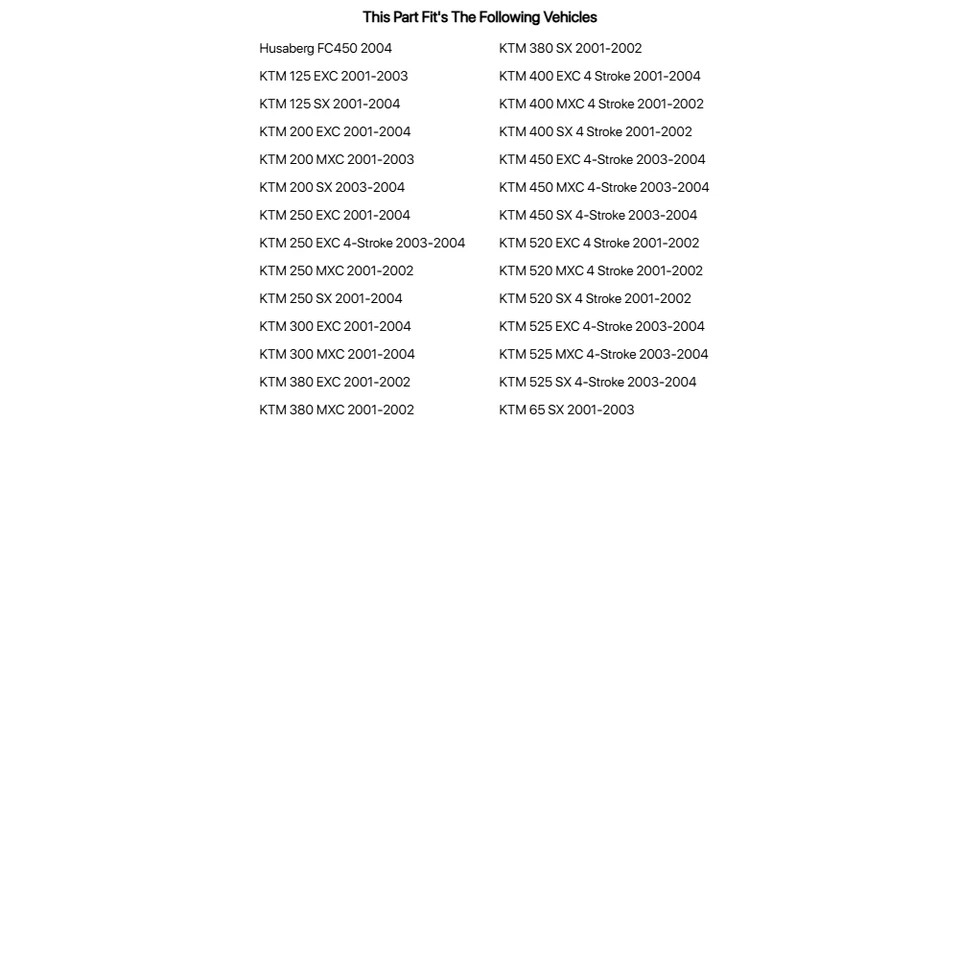 Tusk Brake Lever Polished For KTM 400 SX 4 Stroke 2001-2002 - Image 2 of 2