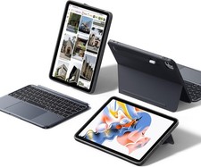 ESR iPad Pro 11 Case Keyboard M5/M4 2025 2024 Magnetic Trackpad Backlit Gray