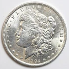 1904-O $1 Morgan Silver Dollar Uncirculated - RAW - Light Toning / Great Luster