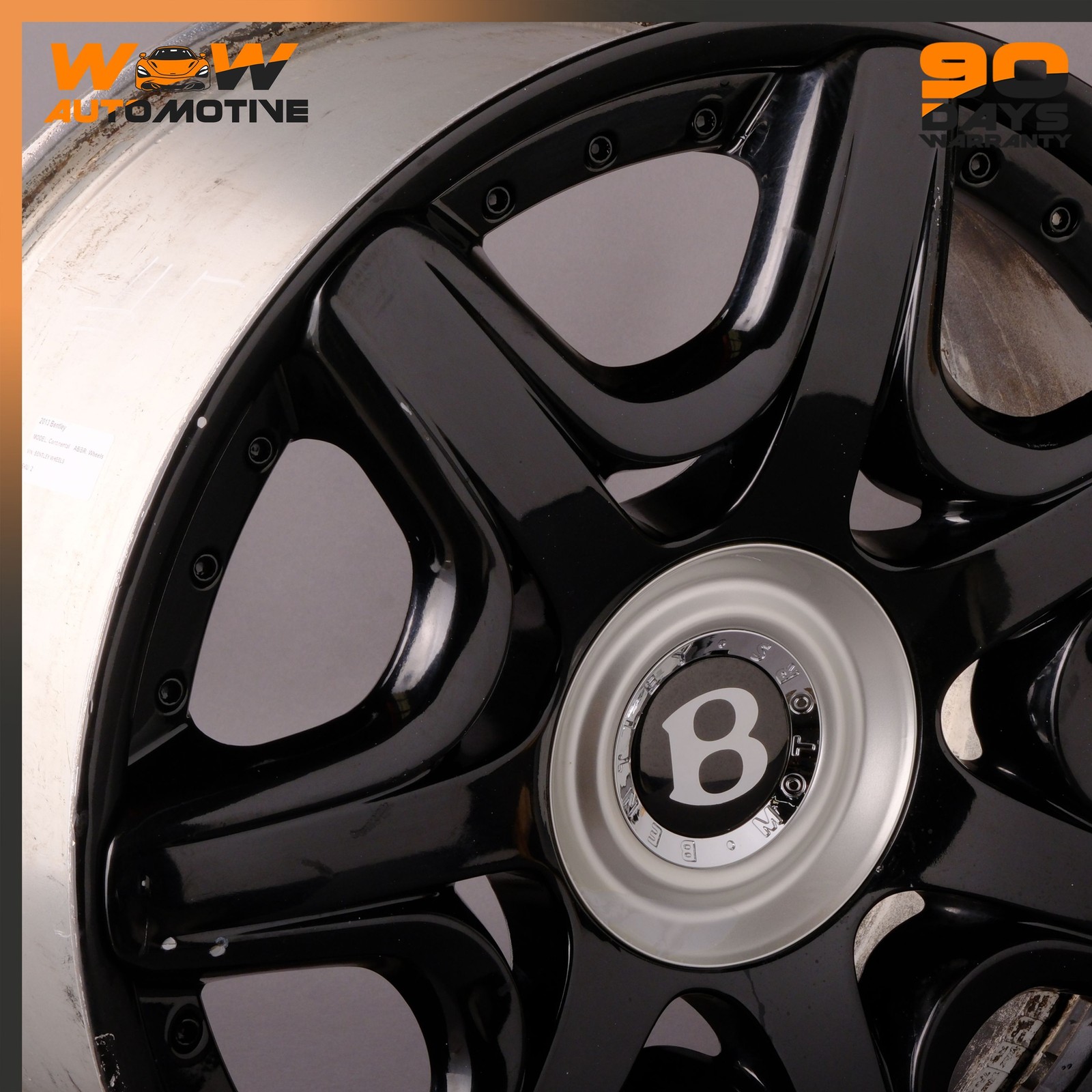 Bentley Continental GT Speed 2009-2013 Front Wheel Black