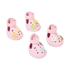 Dog Shoes for Hot Pavement,Waterproof Dog Shoes for Medium Small Pink