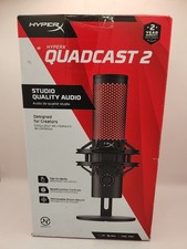 NEW Hyperx Quad Cast 2-USB Microphone for Gaming Streaming and Podcasting