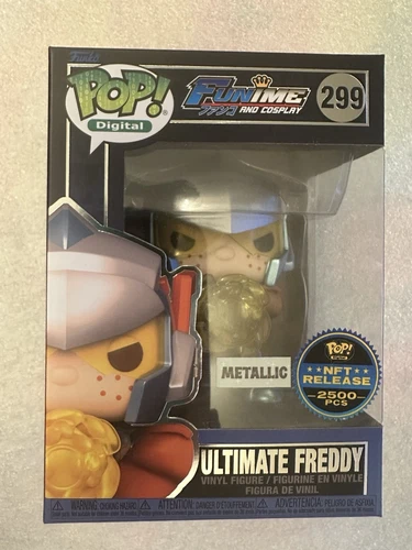 Funime - Funko Pop! Digital - Ultimate Freddy #299 - Metallic - LE 2500 Pieces