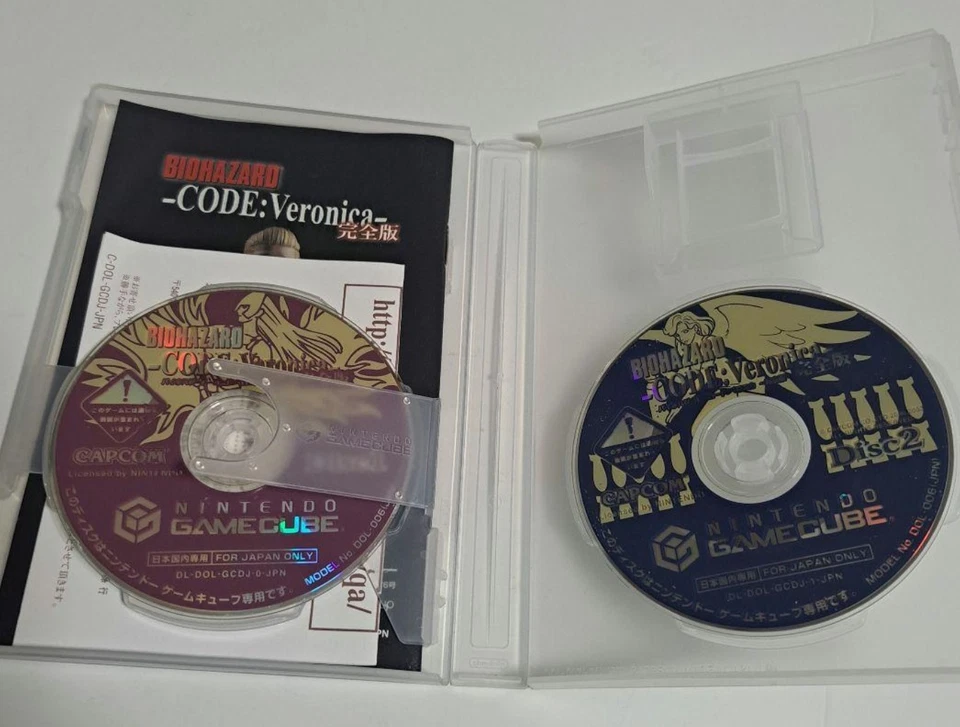 Biohazard Code Veronica Kanzenban Nintendo Gamecube Resident Evil X Japanese - Image 3 of 4